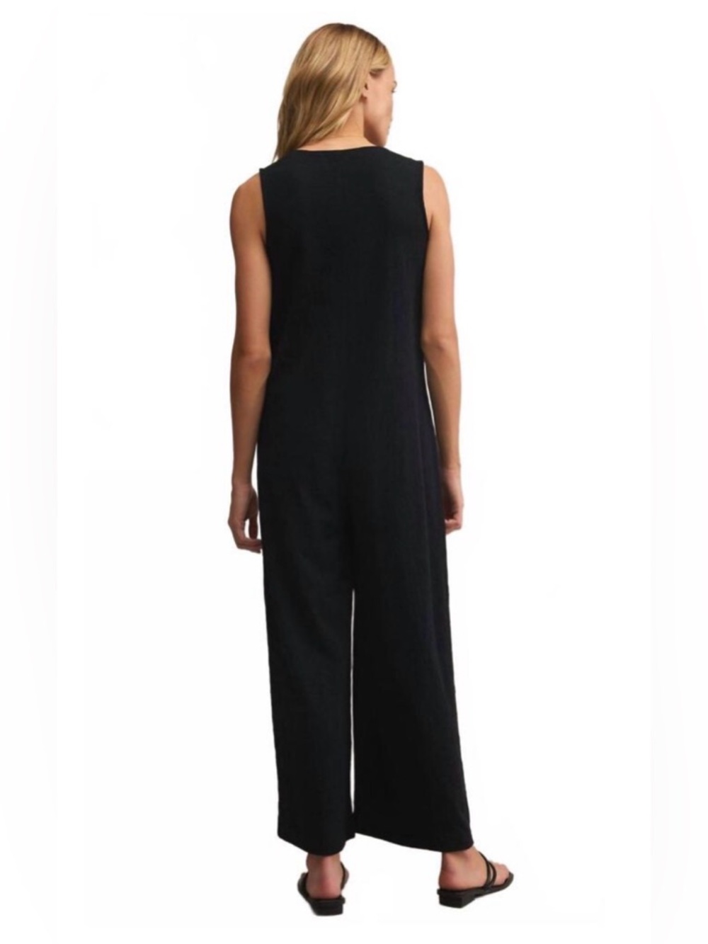 Z supply Solace Jumpsuit ribbed in black size medium - Picture 2 of 11